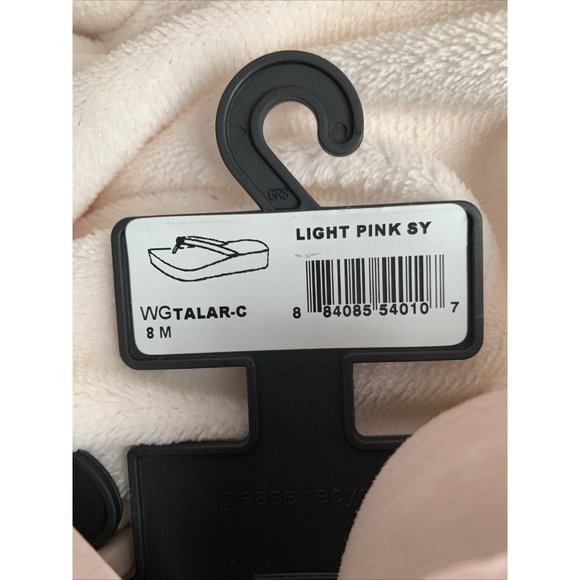 🌹Women’s sandals size 10 Guess Talar-C Eva Flip Flop Wedge Sandal Light Pink - Picture 12 of 12